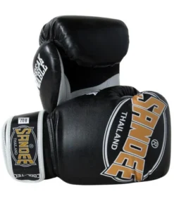 Gants de boxe Sandee Cool-Tec pour enfants – Noir/Or