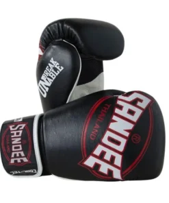 Gants de boxe Sandee Cool-Tec pour enfants – Noir/Rouge