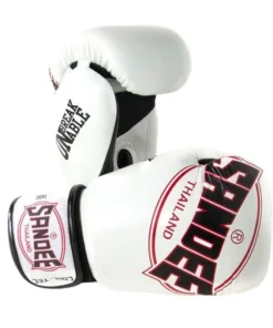 Gants de boxe Sandee Cool-Tec pour enfants – Blanc/Noir