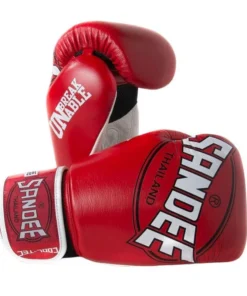 Gants de boxe Sandee Cool-Tec pour enfants – Rouge/Blanc