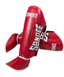 Protège-tibias Sandee Kids Cool-Tec – Rouge/Blanc