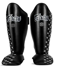 Protège-tibias Fairtex Muay Thai – Noir