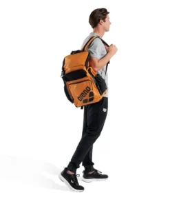 Mochila para viajes, deporte y natación arena One Go 45L – Naranja