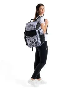 Mochila para viajes, deporte y natación arena One Go Allover 45L – Laca