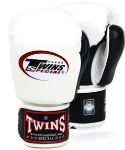 Gants de boxe Twins 2 tons BGVL3 – Blanc/Noir