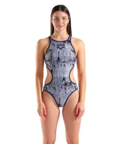 Bañador arena One Lacquer para mujer – Blanco Multicolor