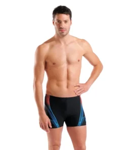 Bañador short arena Feel Blast para hombre – Negro