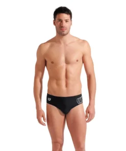 Bañador slip arena Feel Scratchy para hombre – Negro