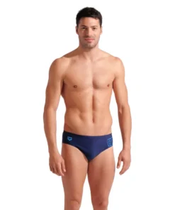 Bañador slip arena Feel Scratchy para hombre – Azul Marino