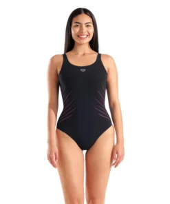 Bañador arena Shapewear Isa para mujer – Negro/Hada