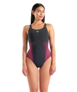 Bañador arena Shapewear Carla para mujer – Gris Noche