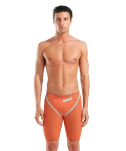 Bañador a la rodilla de espalda abierta arena Powerskin Carbon Air2 para mujer de la edición limitada Sunset Coral