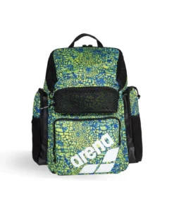 Mochila para viajes deporte y natación arena One Go Allover 45L Snake Green