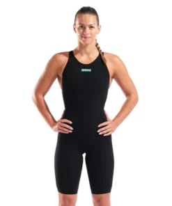 Powerskin Veloce Mujer Espalda Cerrada Negro/Teal