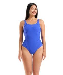 Bañador Shapewear arena para mujer Jewel R copa B – Azul brillante
