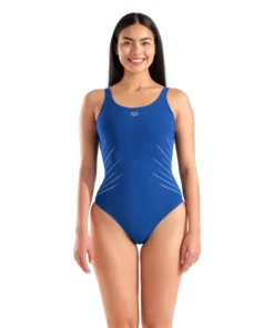 Bañador arena Shapewear Isa copa B para mujer – Azul brillante