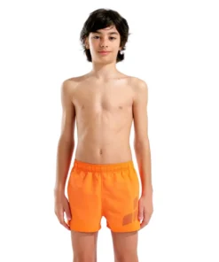 Bañador corto arena para niño Logo R – Team Naranja