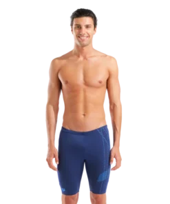 Bañador jammer para hombre arena Performance Asymmetrical Design – Azul marino/turquesa