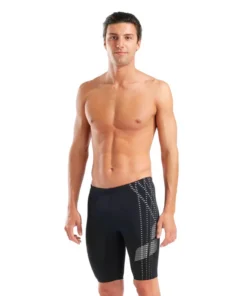 Bañador jammer para hombre arena Performance Asymmetrical Design – Blanco y negro
