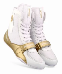 Bottes de boxe Pro Box Speed ​​Lite – Blanc/Or