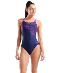 Bañador para mujer arena Feel Kikko Swim Pro Back – Azul Marino