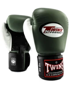 Gants de boxe Twins 3 tons – Vert/Blanc/Noir