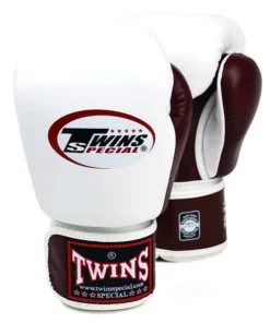 Gants de boxe Twins 2 tons – Blanc/Marron