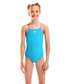 Bañador para niña arena Feel Solid Light Drop Back – rubor de ojos