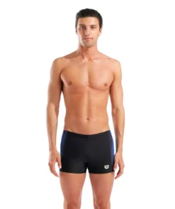 Bañador short para hombre arena Feel Light – Negro/Multicolor