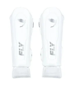 Protège-tibias Fly Specter MMA – Blanc