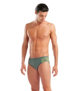 Bañador slip arena Feel Scratchy para hombre – Salvia