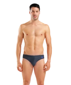 Bañador slip arena para hombre Santamarias R – Asfalto/Neón