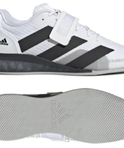 Adidas Adipower 3 Bottes d’haltérophilie – Blanc/Gris