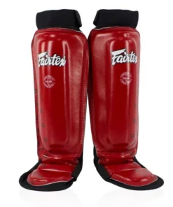 Protège-tibias Fairtex style MMA – Rouge