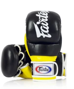Fairtex Super MMA Sparring Gants – Noir/Jaune