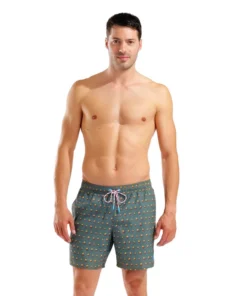 Bóxer de playa para hombre arena Water Prints – Salvia Multi