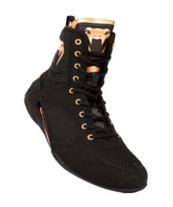 Bottes de boxe Venum Elite – Noir/Bronze