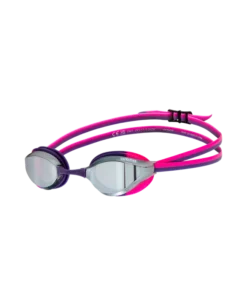 Gafas de competición para niños arena Python Mirror Junior – Plata/Impactante