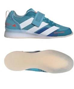 Adidas Adipower 3 Bottes d’haltérophilie – Bleu/Blanc
