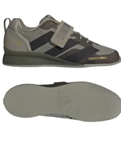 Adidas Adipower 3 Bottes d’haltérophilie – Vert/Noir