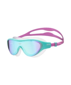 Máscara de natación arena para niños The One Mirror Junior – Azul/Agua