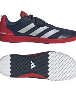 Chaussures d’haltérophilie Adidas Total – Bleu marine/rouge