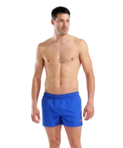 X-Shorts de playa arena para hombre Fundamentals R – Azul neón/Team