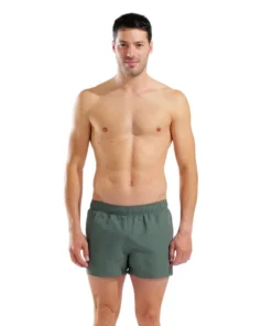 X-Shorts de playa arena para hombre Fundamentals R – Salvia/Rojo