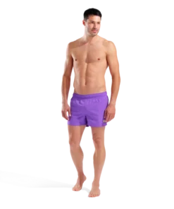X-Shorts de playa arena para hombre Fundamentals R – Violeta/Amarillo