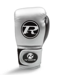 Gants de boxe Ringside Junior en PU – Argent