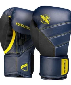 Gants de boxe Hayabusa T3 – Bleu marine/Jaune