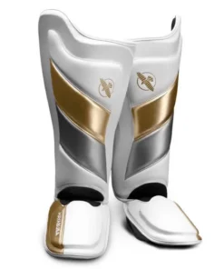 Protège-tibias Hayabusa T3 Striking – Blanc/Or