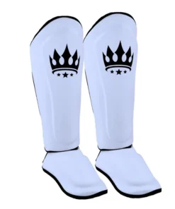 Protège-tibias Playerz SparTech – Blanc/Noir