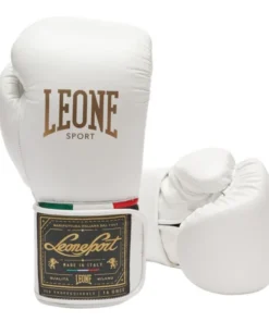 Gants de boxe Leone Orlando Classico Tricolore – Blanc